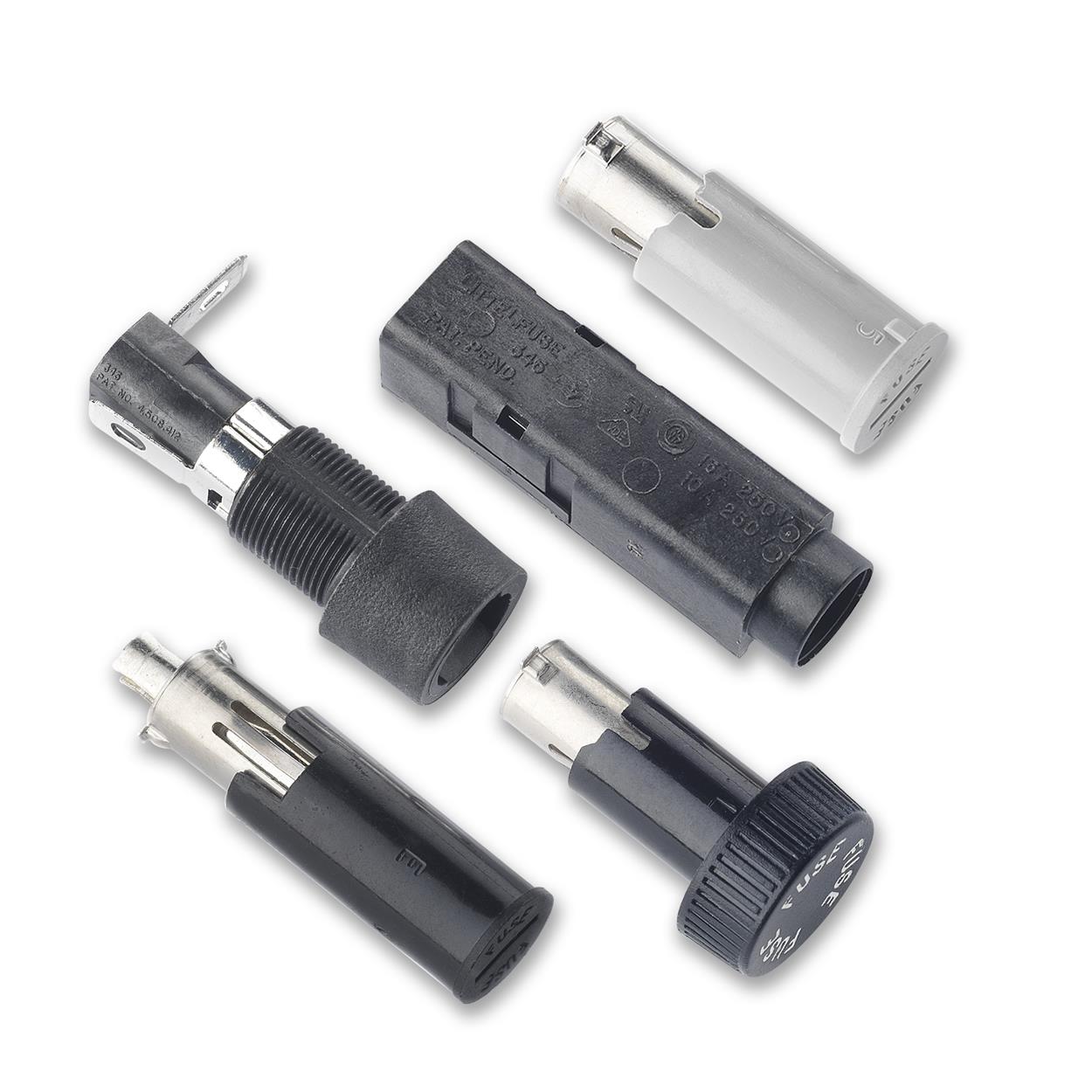 Littelfuse Panel Mount Enclosed Fuse Holder, 345 HV Series